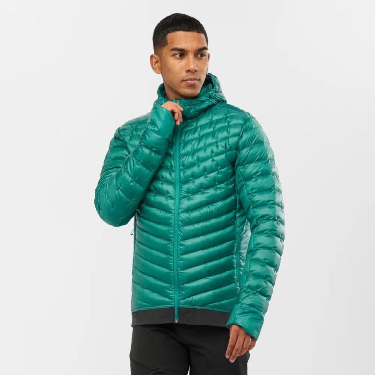 Chaquetas Aislantes Salomon Outline Down Hombre Verdes | MX CTLF049